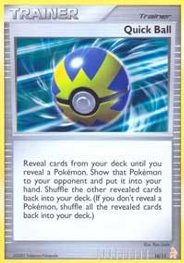 Quick Ball (10/11) [DP Training Kit 1]