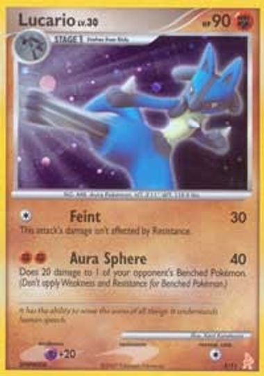 Lucario (3/11) [DP Training Kit 1]