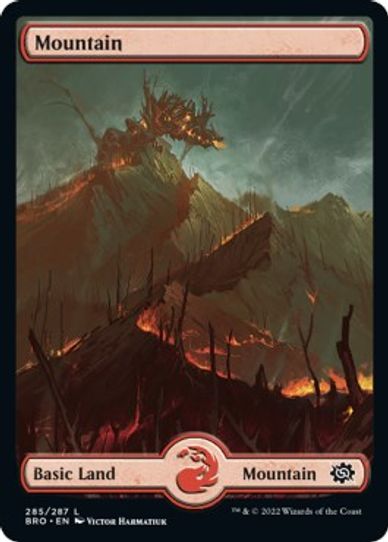 Mountain Full Art (285) [The Brothers War]