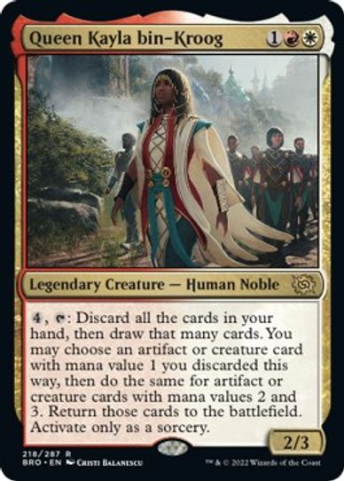 Queen Kayla bin Kroog (218) [The Brothers War]