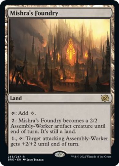 Mishra's Foundry (265) [The Brothers War]