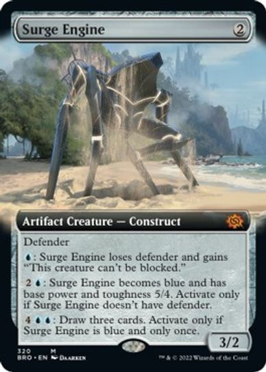 Surge Engine (Extended Art) (320) [The Brothers War]