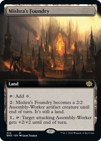 Mishra's Foundry (Extended Art) (372) [The Brothers War]