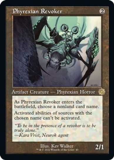 Phyrexian Revoker (40) [Brothers War Retro Frame Artifacts]