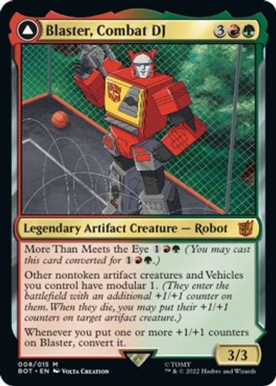 Blaster, Combat DJ (8) [Universes Beyond Transformers]