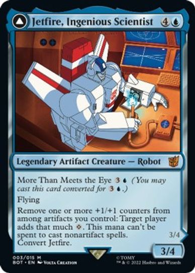 Jetfire, Ingenious Scientist (3) [Universes Beyond Transformers]