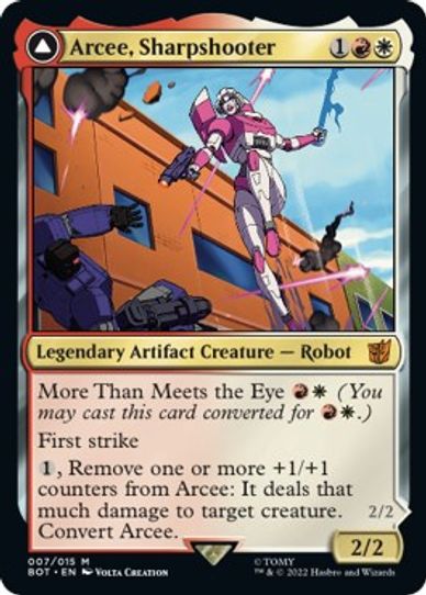 Arcee, Sharpshooter (7) [Universes Beyond Transformers]