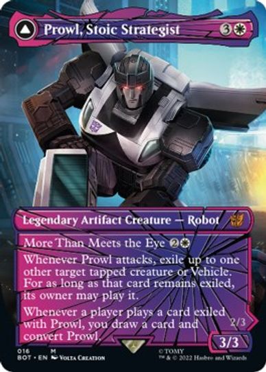 Prowl, Stoic Strategist (Shattered Glass) (16) [Universes Beyond Transformers]