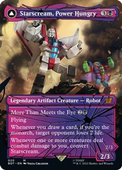 Starscream, Power Hungry (Shattered Glass) (20) [Universes Beyond Transformers]