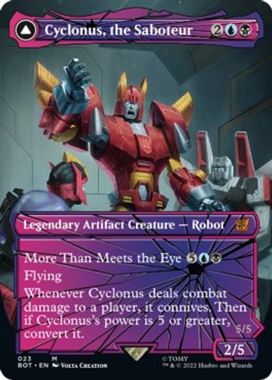 Cyclonus, the Saboteur (Shattered Glass) (23) [Universes Beyond Transformers]