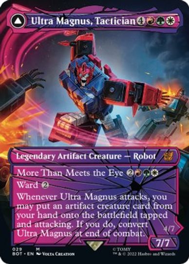 Ultra Magnus, Tactician (Shattered Glass) (29) [Universes Beyond Trans Pokemon Plug Ultra Magnus, Tactician (Shattered Glass) (29) [Universes Beyond Trans Pokemon Plug
