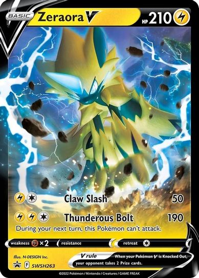 Zeraora V (SWSH263) [Sword & Shield Promo Cards]