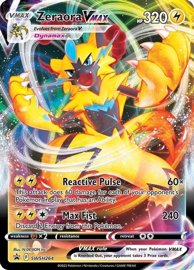 Zeraora VMAX (SWSH264) [Sword & Shield Promo Cards]
