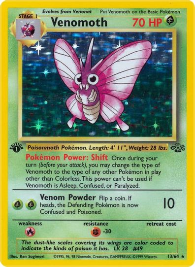 Venomoth (13/64) [Jungle]