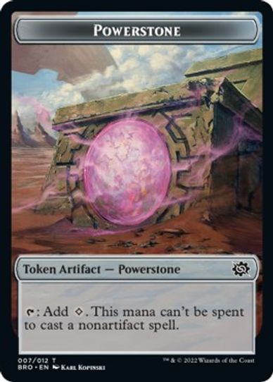 Powerstone Token (7) [The Brothers War]