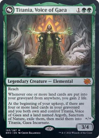 Titania, Voice of Gaea (193) [The Brothers War]