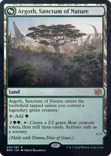 Argoth, Sanctum of Nature (256) [The Brothers War]