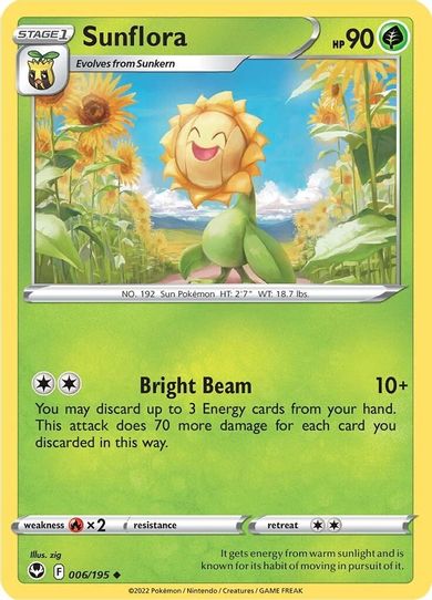 Sunflora (006/195) [Sword & Shield Silver Tempest]