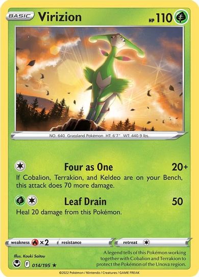 Virizion (014/195) [Sword & Shield Silver Tempest]