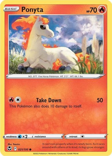 Ponyta (021/195) [Sword & Shield Silver Tempest]