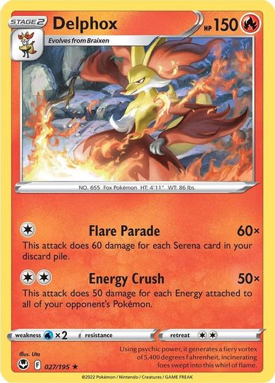 Delphox (027/195) [Sword & Shield Silver Tempest]