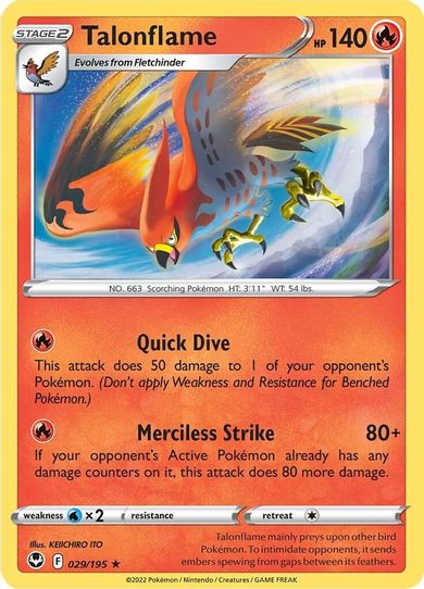 Talonflame (029/195) [Sword & Shield Silver Tempest]