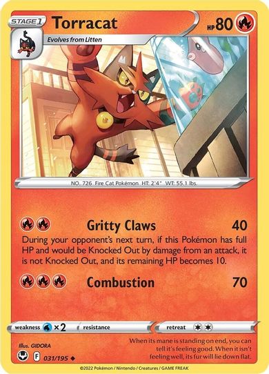 Torracat (031/195) [Sword & Shield Silver Tempest]