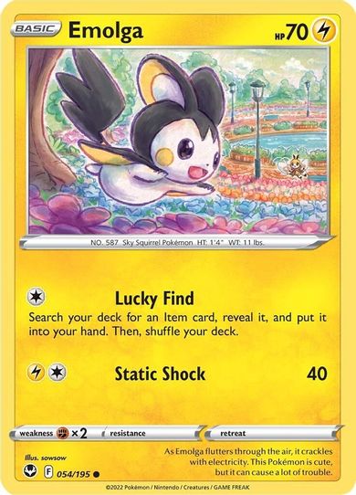 Emolga (054/195) [Sword & Shield Silver Tempest]