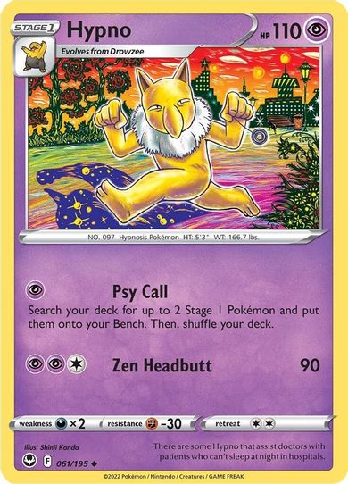 Hypno (061/195) [Sword & Shield Silver Tempest]