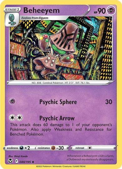 Beheeyem (080/195) [Sword & Shield Silver Tempest]