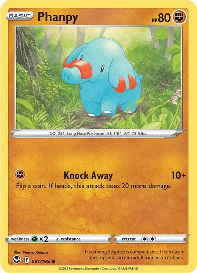 Phanpy (091/195) [Sword & Shield Silver Tempest]