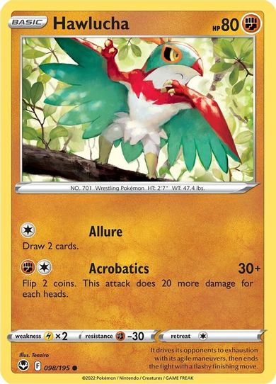 Hawlucha (098/195) [Sword & Shield Silver Tempest]