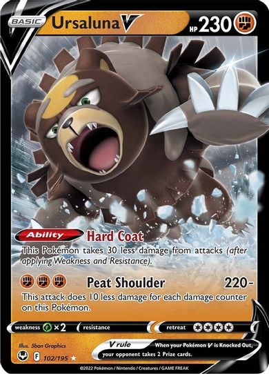 Ursaluna V (102/195) [Sword & Shield Silver Tempest]