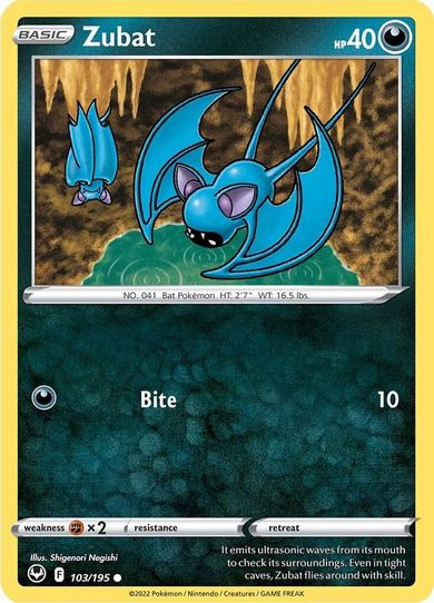 Zubat (103/195) [Sword & Shield Silver Tempest]