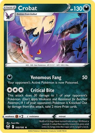 Crobat (105/195) [Sword & Shield Silver Tempest]