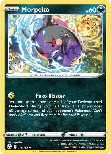 Morpeko (116/195) [Sword & Shield Silver Tempest]