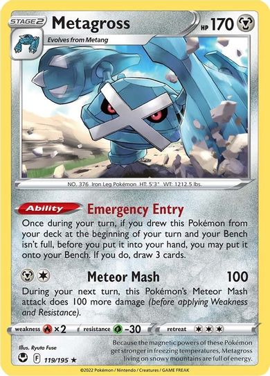 Metagross (119/195) [Sword & Shield Silver Tempest]