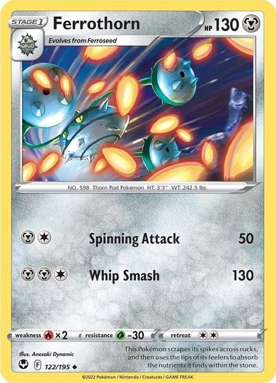 Ferrothorn (122/195) [Sword & Shield Silver Tempest]