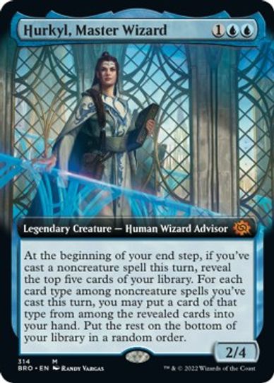 Hurkyl, Master Wizard (Extended Art) (314) [The Brothers War]