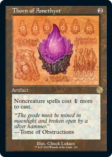 Thorn of Amethyst (Schematic) (123) [Brothers War Retro Frame Artifacts]