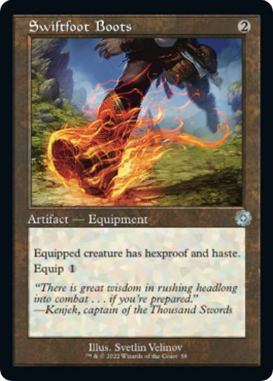 Swiftfoot Boots (58) [Brothers War Retro Frame Artifacts]