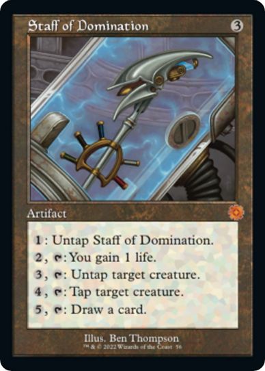 Staff of Domination (56) [Brothers War Retro Frame Artifacts]