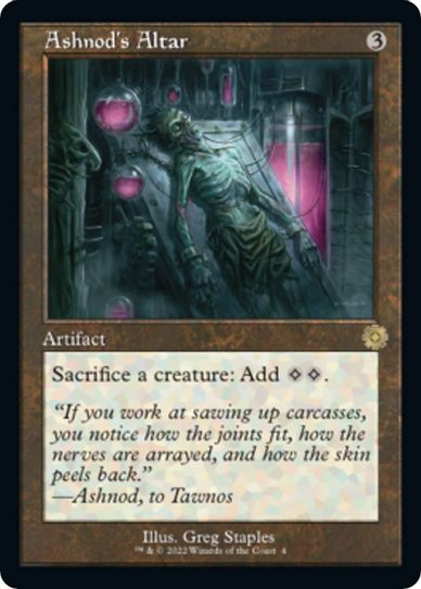 Ashnod's Altar (4) [Brothers War Retro Frame Artifacts]
