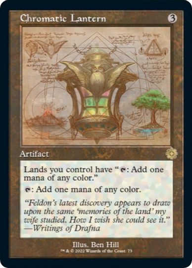 Chromatic Lantern (Schematic) (73) [Brothers War Retro Frame Artifacts]