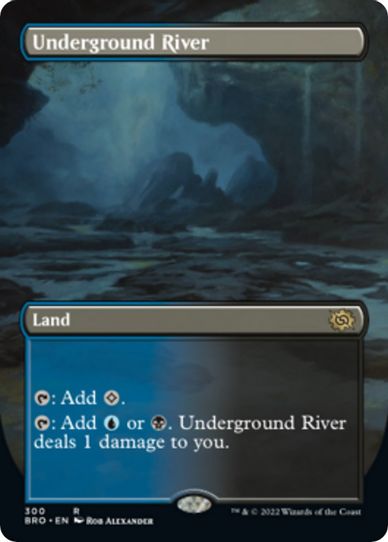 Underground River (Borderless) (300) [The Brothers War]