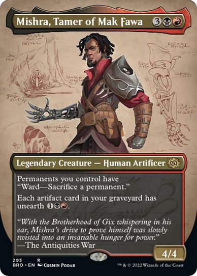 Mishra, Tamer of Mak Fawa (Borderless) (295) [The Brothers War]