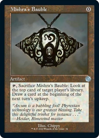 Mishra's Bauble (34) [Brothers War Retro Frame Artifacts]