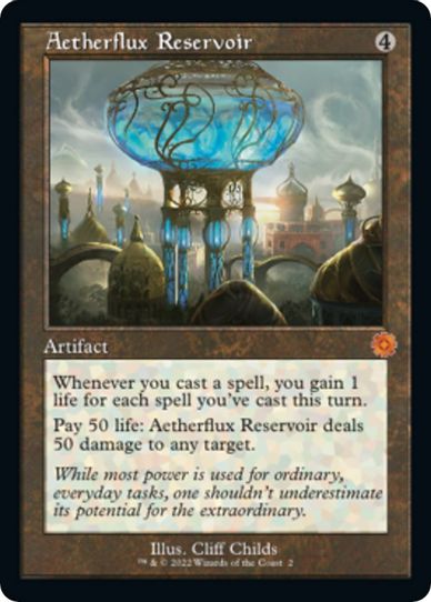 Aetherflux Reservoir (2) [Brothers War Retro Frame Artifacts]