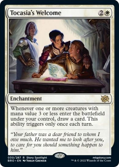 Tocasia's Welcome (30) [The Brothers War]
