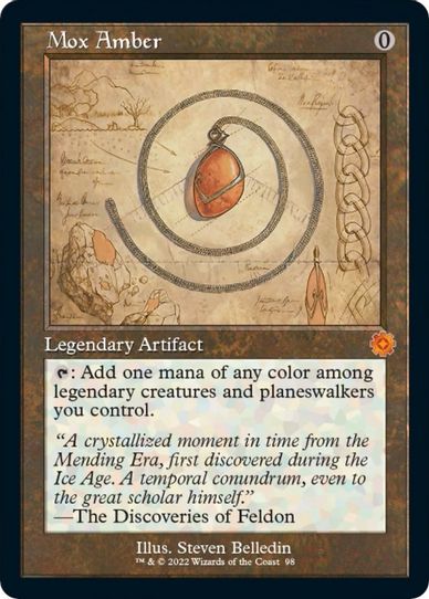 Mox Amber (Schematic) (98) [Brothers War Retro Frame Artifacts]